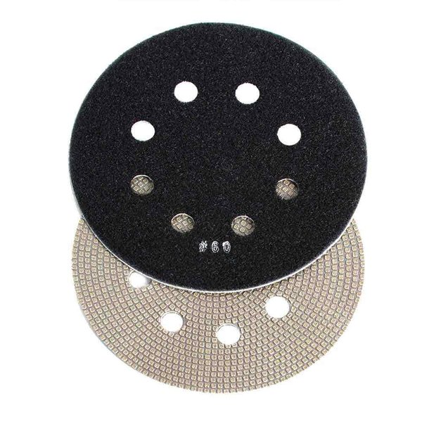 Specialty Diamond 6 Inch 60 Grit Thin Electroplated Dry Pad for Orbital Sanders BRTD660